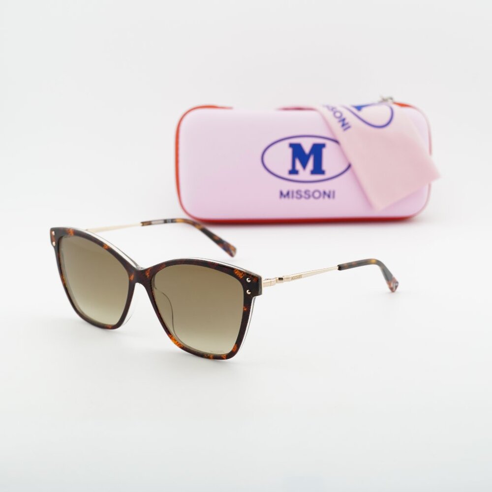 Missoni MIS 0003/S 0RNL HA Butterfly Sunglasses - Havana/Brown